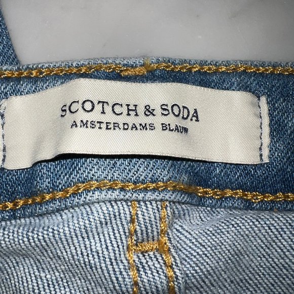 Like New Scotch & Soda Light Wash Blue La Bohemienne Mid-Rise Jeans 29 - Picture 4 of 11